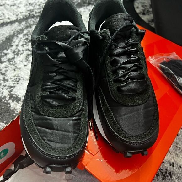 Sacai x Nike LD Waffle Black Nylon - Picture 5 of 11